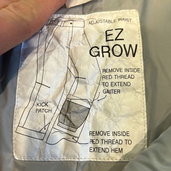 The north face Hyvent Snowboarding pants in Teal blue girls size XL W size L - Picture 5 of 12